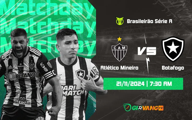 Nhận định Atl Mineiro vs Botafogo 07h30 ngày 21/11/2024